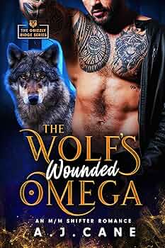 The Wolf’s Wounded Omega: An MM Shifter Romance (Grizzly Ridge Book 2)